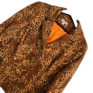 Vintage 90's L Animal AOP Lined Blazer Y2K Indie Vanguard Edgy Retro Boho a18